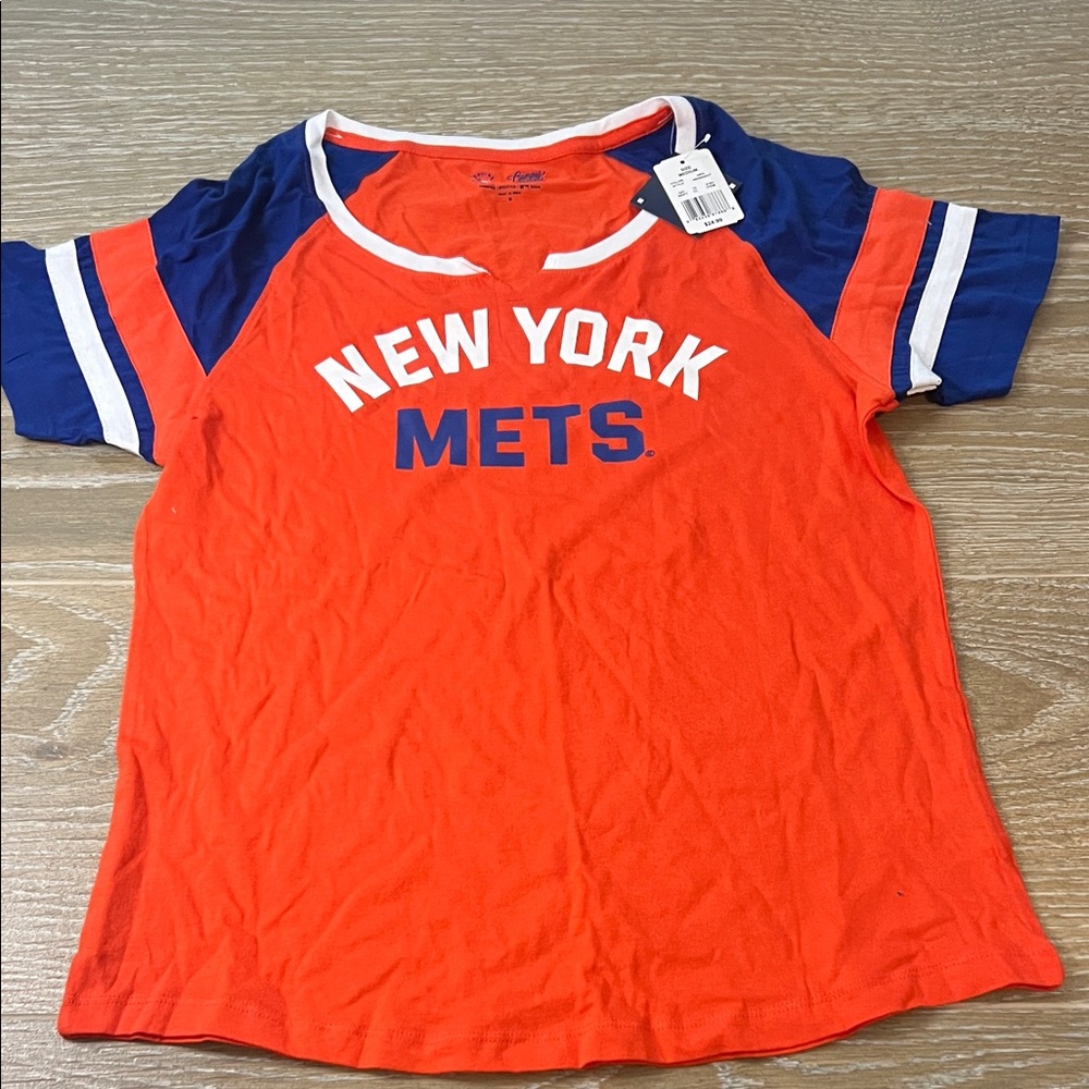 Genuine Merchandise New York Mets Orange and Blue Tee